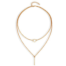 Load image into Gallery viewer, Gold Sliver Necklace